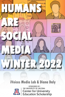 Humans R Social Media, Winter 2022 Open Textbook Edition book cover