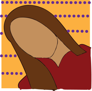 Graphic profile image provided by the student author