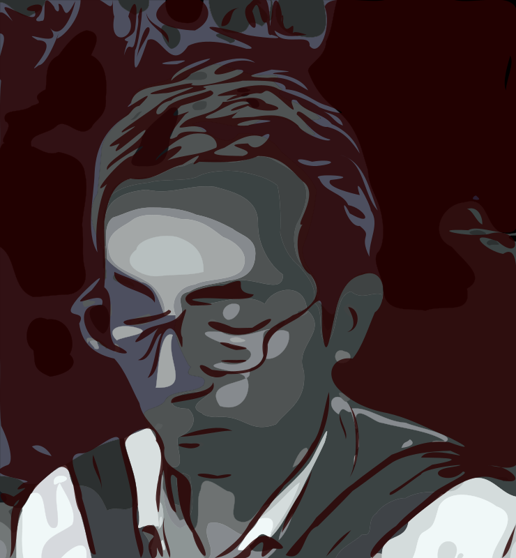 Illustration showing a person looking depressed