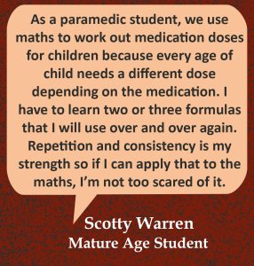 Quote from Scotty Warren about how important math is.