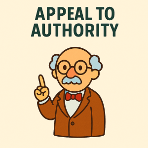 Cartoon of an older professor with glasses and a bow-tie.