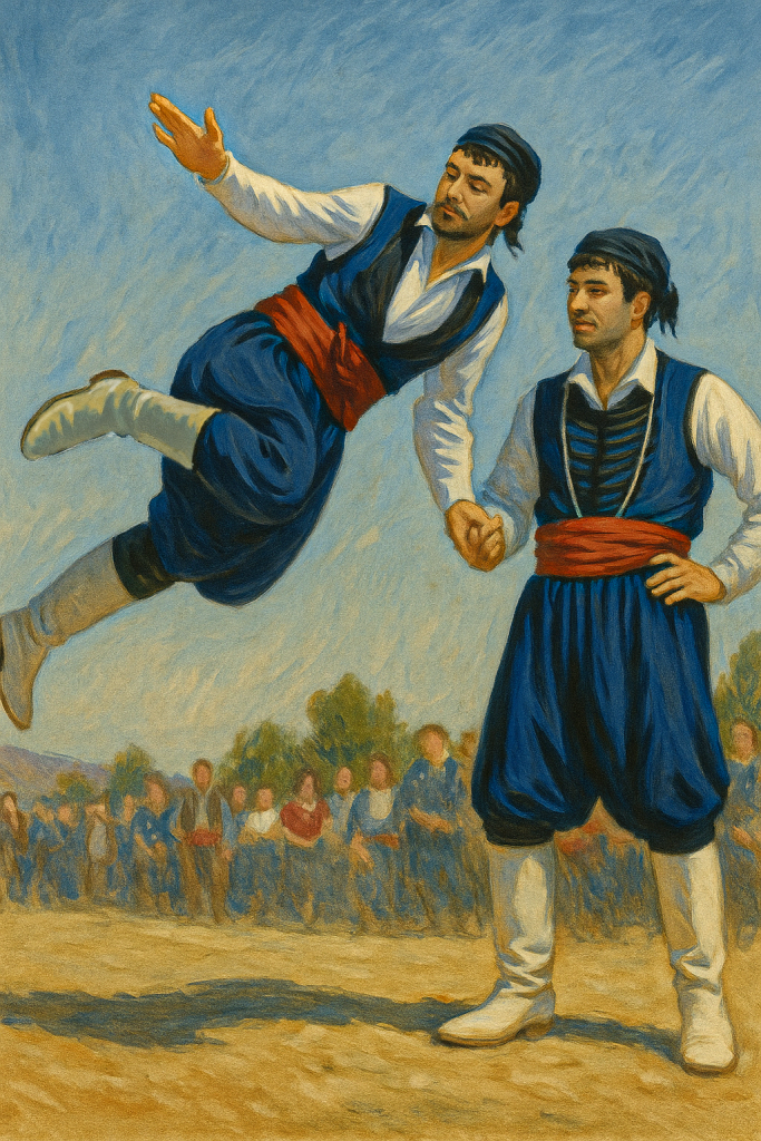 Figure 12.4: Men’s costumes from Crete