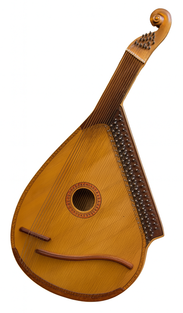 Ukraine's national instrument, the bandura has an asymmetrical body shape because it once had 2 necks.