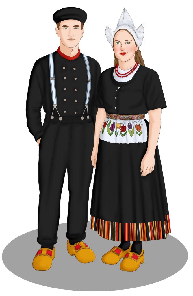 Figure 9.10: Dutch Folk Costumes