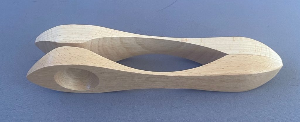 Quebecois musical spoon instrument